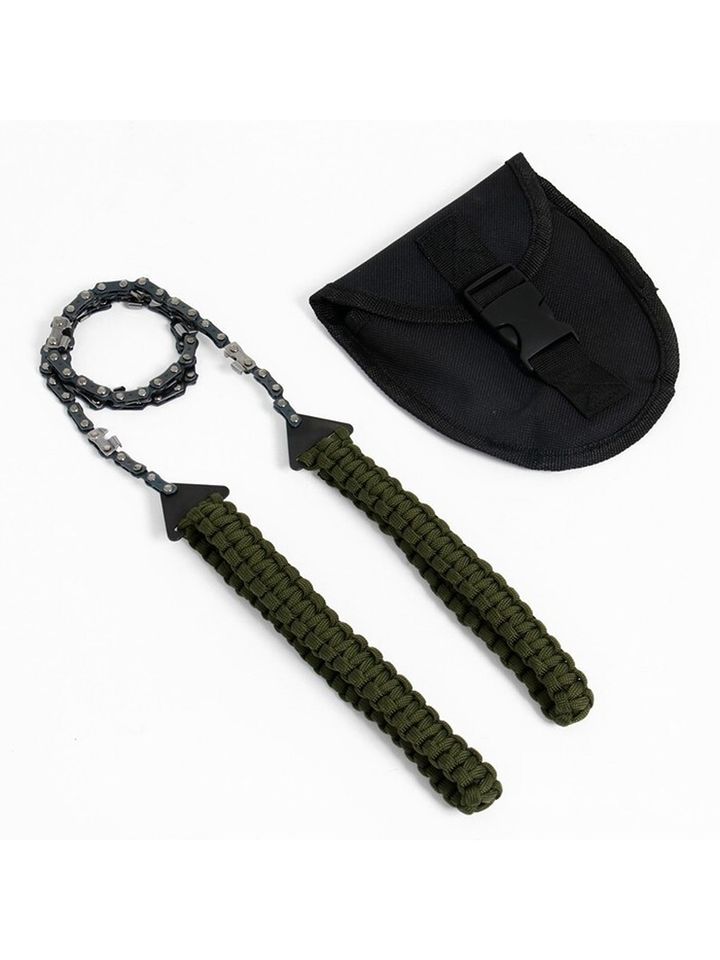 Пила цепная с ручками из паракорда 104см