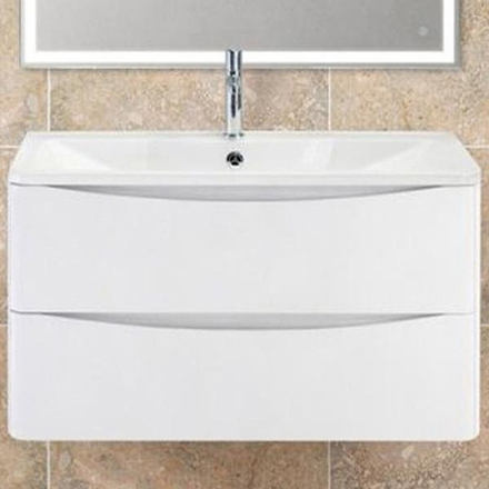 Тумба под раковину BelBagno ACQUA-1000-2C-SO-BL подвесная Bianco Lucido