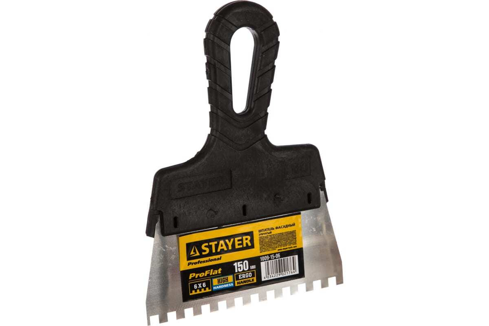 Зубчатый шпатель STAYER 1009-15-06