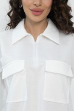 Поло рубашка Алькор (белая) Б13256-10М LT Collection