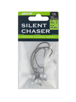 Джиг-головка для рыбалки BKK на офсетном крючке Silent Chaser - 1X - EWG Round Head, размер крючка 2/0, вес 8,75г, 4 шт.