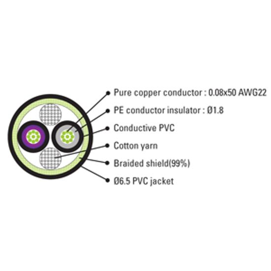MHI-7 Микрофонный кабель 7м LEEM
