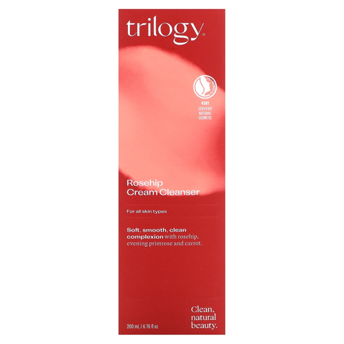 Trilogy, Очищающий крем с шиповником, для всех типов кожи, 200 мл (6,76 жидк. унц.)