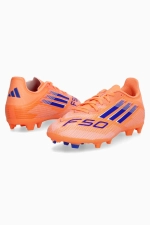 Бутсы adidas F50 League FG/MG Junior - оранжевый