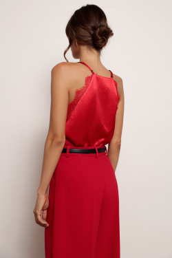 Брюки красные