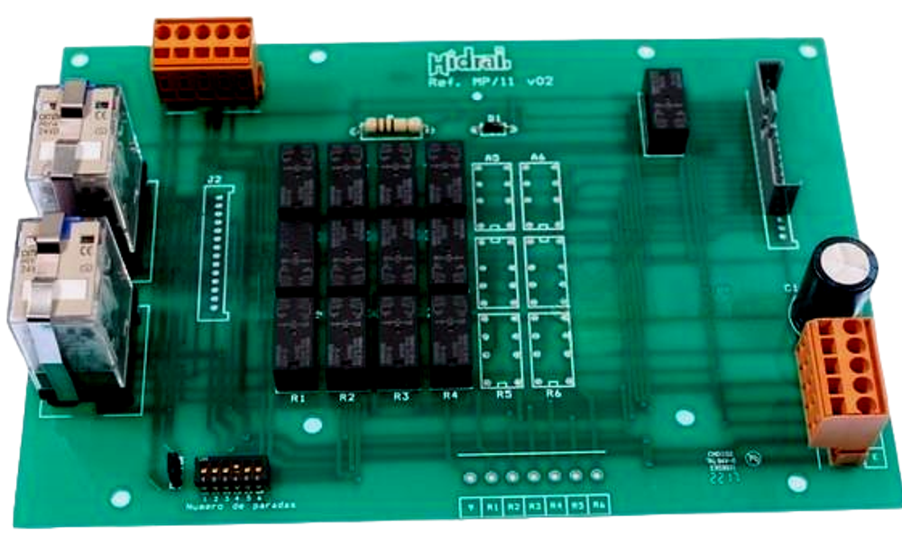 Плата MP/11 v02 (на 4 остановки)  HIDRAL.