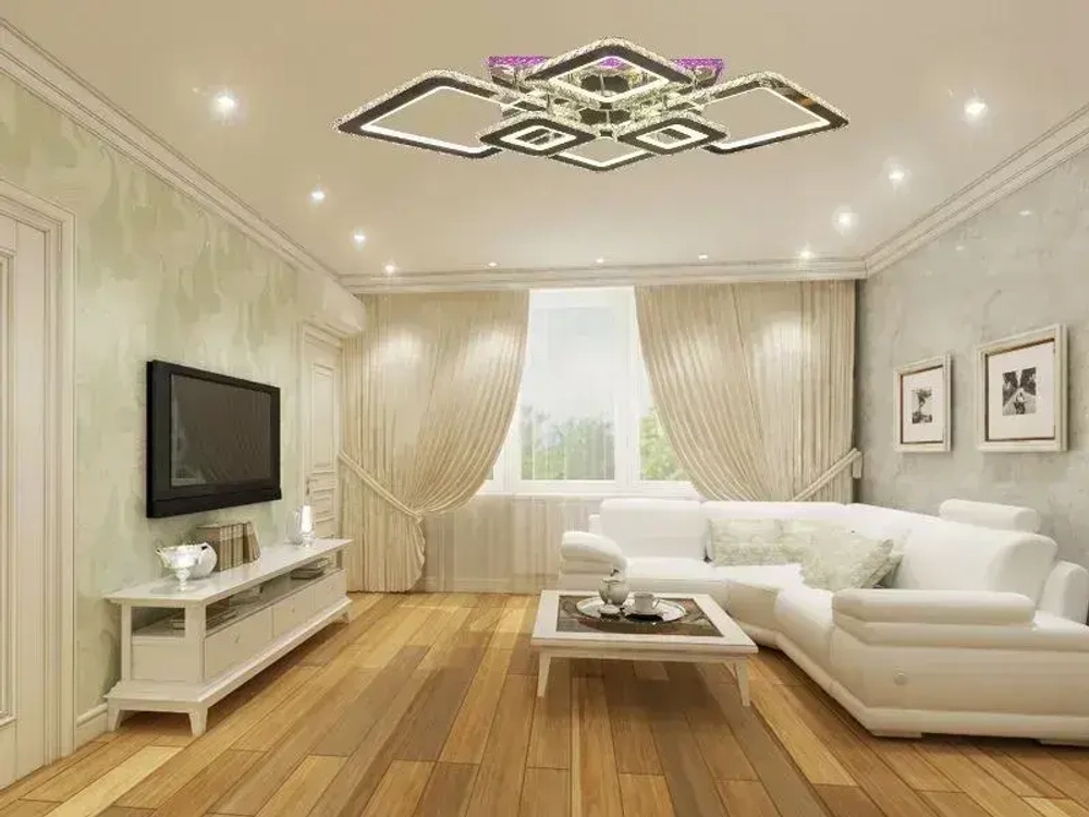 Натяжной потолок комплект 450*450, MSD Classic. Матовый, своими руками