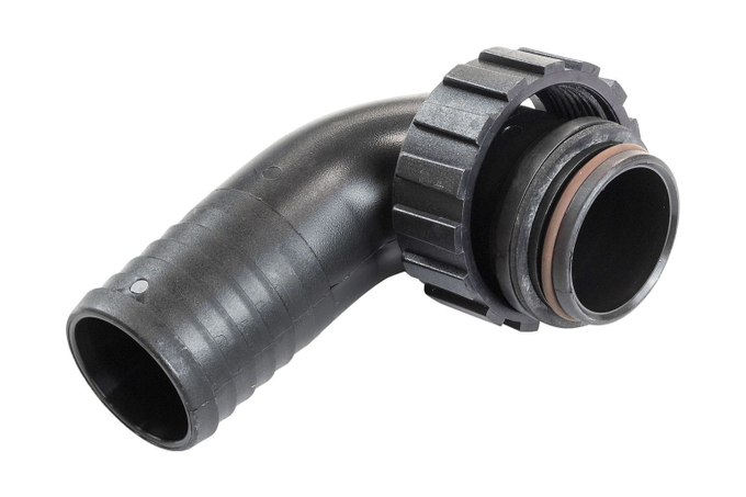 Патрубок заливной горловины бака для подключения топливного шланга д. 38 мм