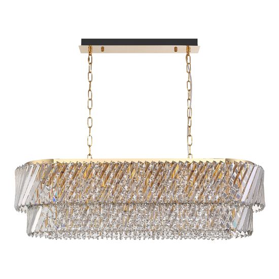 SL6138.303.14 Светильник подвесной ST-Luce латунь/прозрачный E14 14*40W RITZ