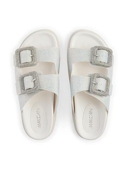 Marc Cain Сандалии, декорированные стразами