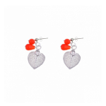 Серьги Ester Bijoux Лист OR752/93-S BW