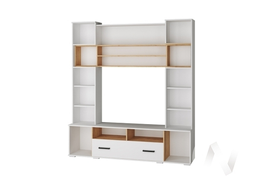 ОГЦС-1 Гостиная Оскар-18 (белый/дуб крафт золотой)