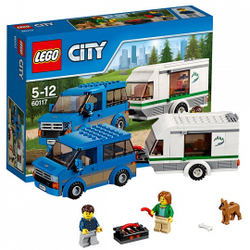 LEGO City: Фургон и дом на колёсах 60117 — Van & Caravan — Лего Сити Город