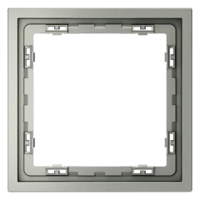 Рамка пластиковая VOLTUM S70 на 1 пост, (сталь)
