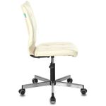 Кресло оператора Бюрократ CH-330M/BEIGE, ML CH, экокожа бежевый, без подлокотников, регулировка высоты сиденья