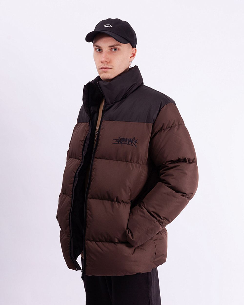 Купить Пуховик Anteater Downjacket Combo Brown Пуховик Anteater Downjacket Combo Brown