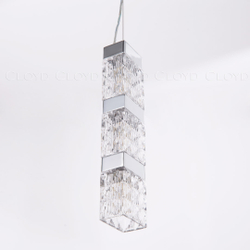 Подвесной светильник Cloyd CORUND-A P3 / выс. 45 см - хром (арт.10713)