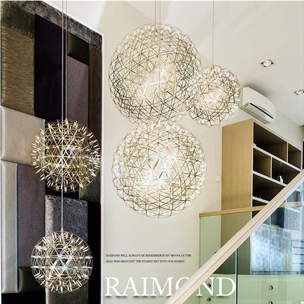 Pendant design lamp  Raimond by Moooi (Gold,  D 61 cm)