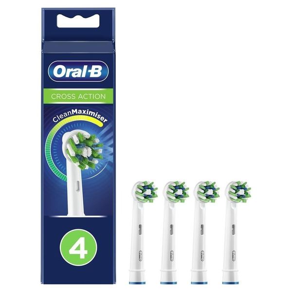 Насадки для зубной щетки Braun ORAL-B CrossAction EB50BR (4 шт)
