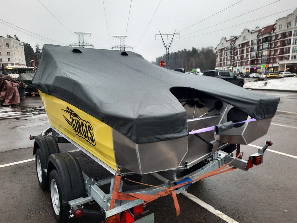 Готовый комплект: лодка Girgis 440 Fish + Yamaha F50LETL. Новый.