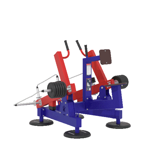 Уличный силовой тренажер для развития мускулатуры спины, бицепса, пресса с изменяемой нагрузкой из положения сидя
