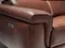 Трехместный диван с реклайнером Angel Cerda 5319-3P, коричневая кожа