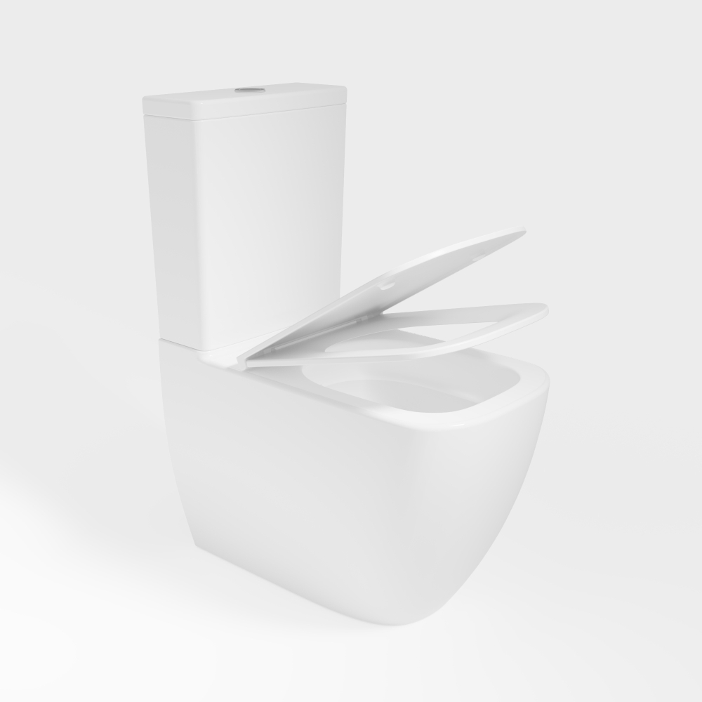 Унитаз-компакт Tornado Bien VT2-51T, белый, ультратонкое сиденье soft-close, P-trap