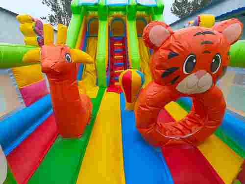 Коммерческий надувной батут «Звериная команда 3», 8*4*5 м