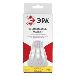 Светодиодные модули LED ЭРА MZ2835-02-12V-2835-IP65-5m-2700 5m