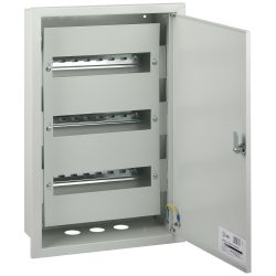 Корпус металлический встраиваемый ЭРА ЩРВ-36 (500х300х120) IP31 УХЛЗ серый | Корпуса металлические модульные