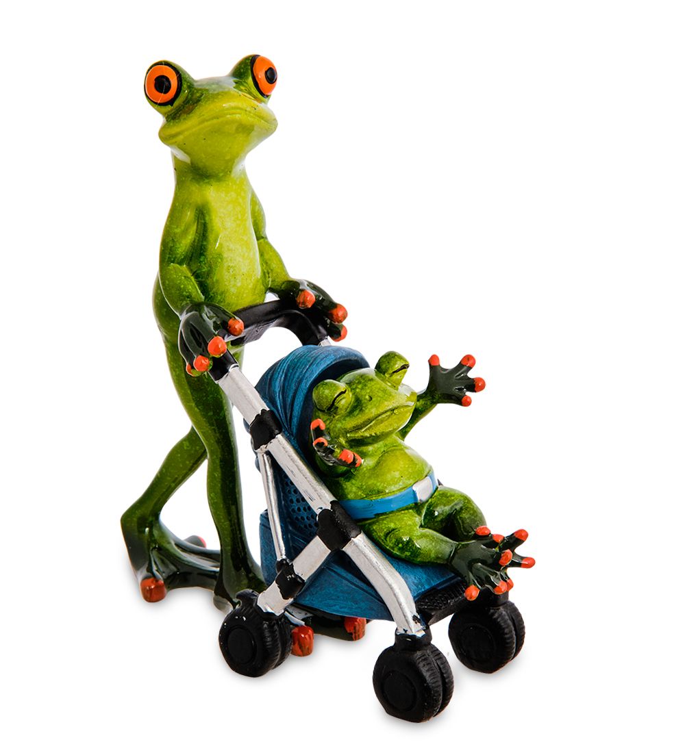 GAEM Art MN-165/1 Фигурка «Лягушки - папа с малышом»