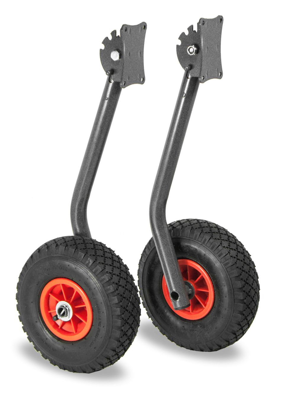 Транцевые колеса перекдные для лодок с НДНД, крепление "Ежик"