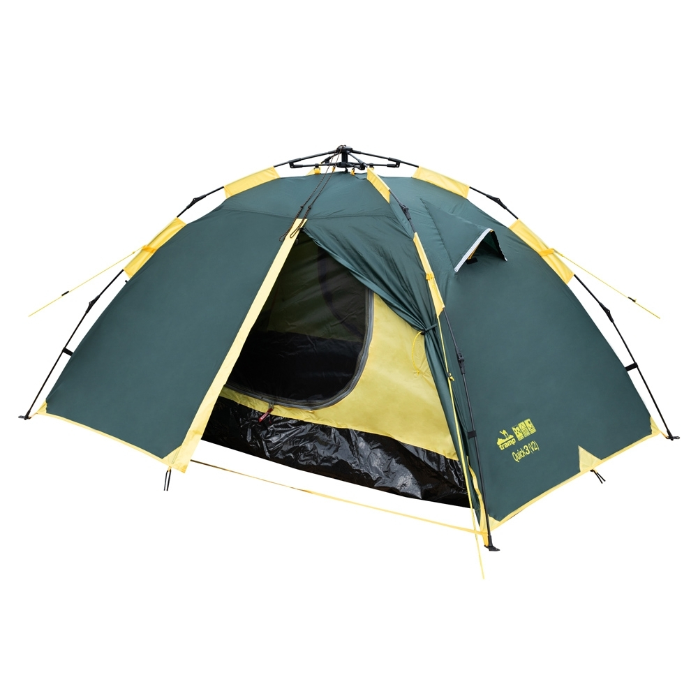 Tramp палатка-автомат Quick 3 V2, зеленый