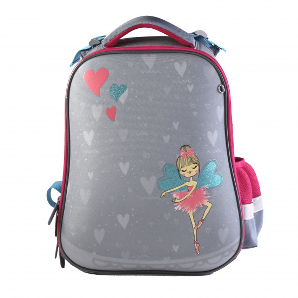 Ранец, спинка эргономичная, 2 отделения, 37*29*17 см, ERGO First, Феечка, КОКОС, 200943