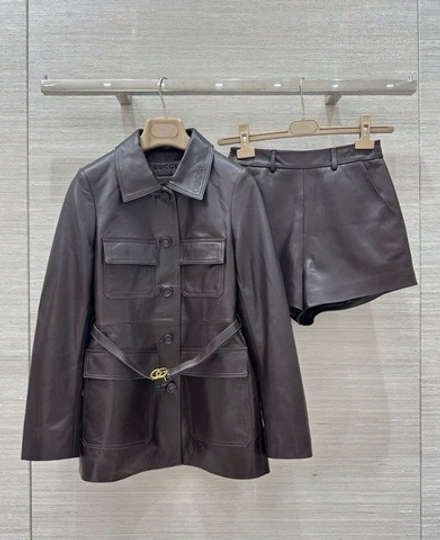Кожаная куртка Gucci