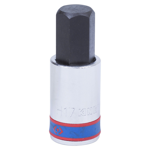 KING TONY (402517) Насадка (бита) торцевая 1/2", L = 66 мм, HEX, 17 мм