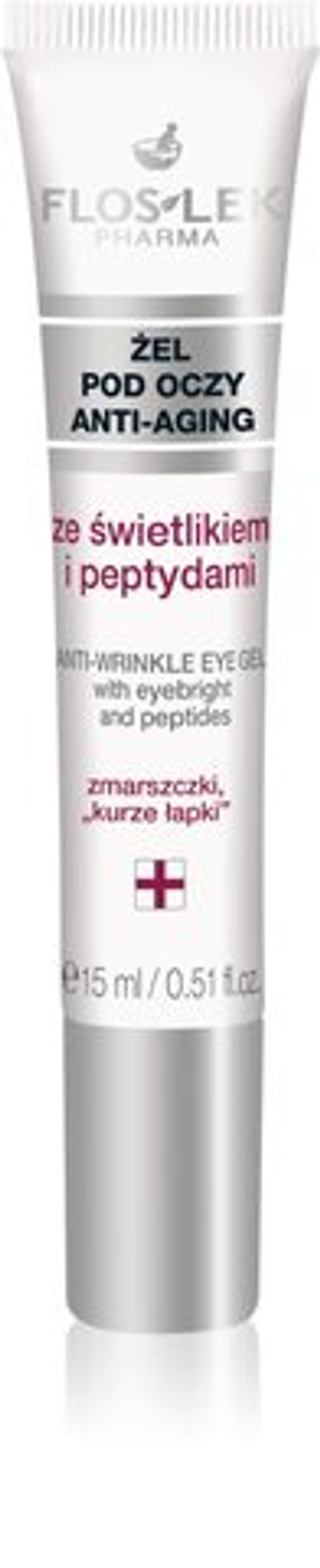 FlosLek Pharma Eye Care - гель против морщин вокруг глаз /   15  ml  / GTIN 5905043004365