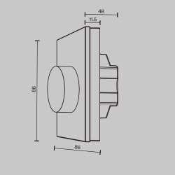 Роторная панель управления Lighting control 711027