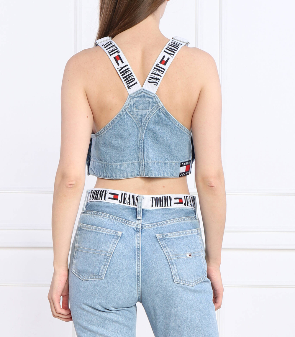 топ ag7011 Tommy Jeans - голубой(DW0DW15155)