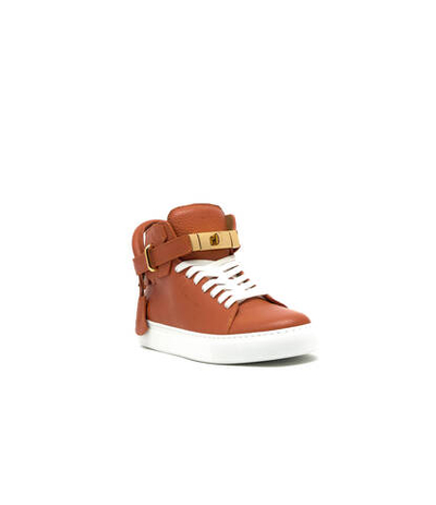 Кожаные кроссовки alce Buscemi - медный(BCS22701)