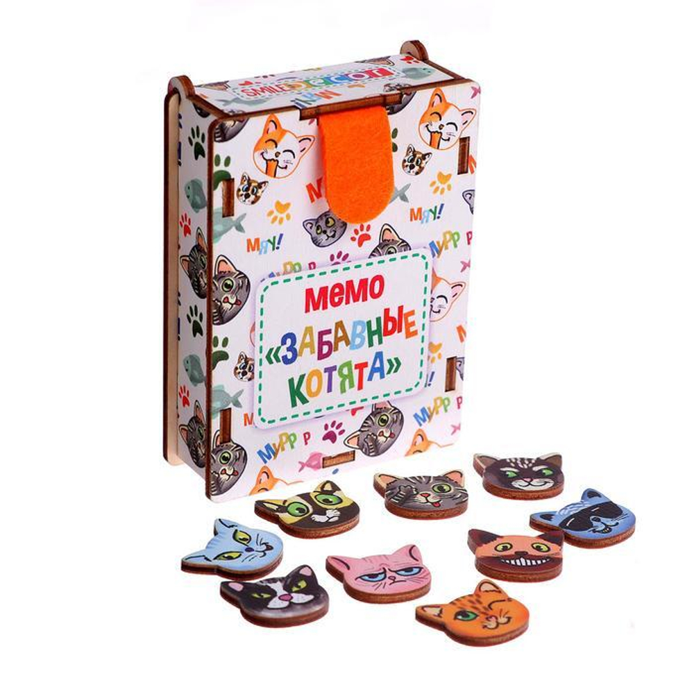 Мемо «Забавные котята» SmileDECOR