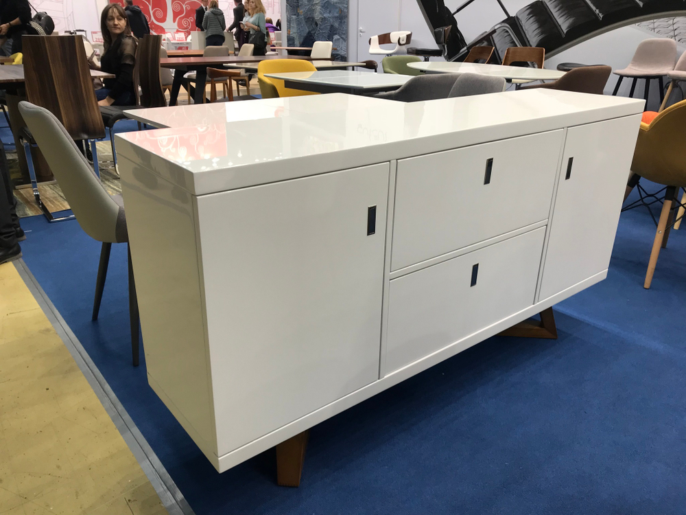 Буфет TG1692B белый/ясень