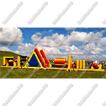 Надувная полоса препятствий "Веселые старты"