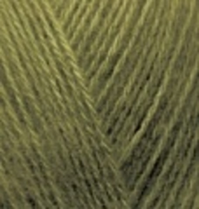 Пряжа ALIZE "Angora Gold" 758 оливковый