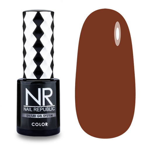 Nail Republic Гель-лак 190 Глиняный коричневый, 10 мл