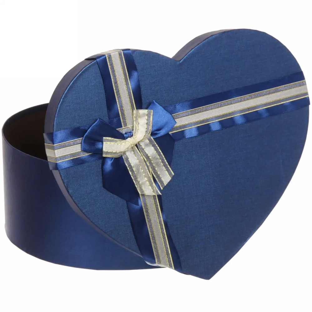 Коробка подарочная «Момент», цвет синий, 31*27*13.3 см