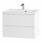 Тумба с раковиной Belbagno MARINO 75 подвесная Bianco Lucido