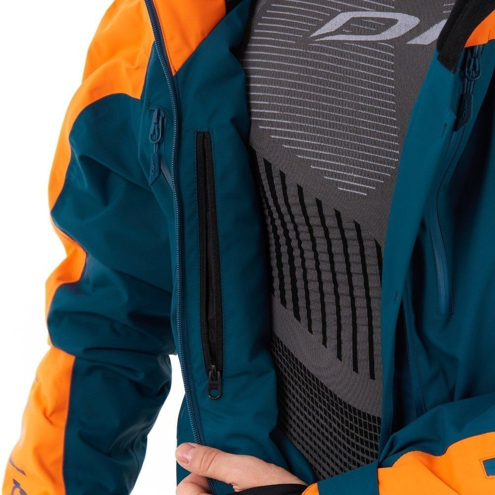Комбинезон Dragonfly Gravity Premium MAN Dark Ocean-Orange 2023