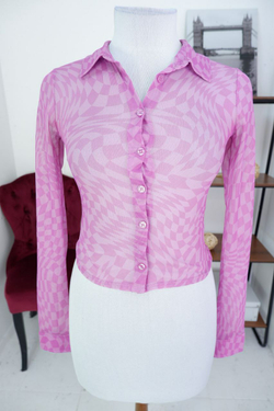 Блузка H&M яркого цвета 42 размер