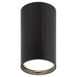 Светильник настенно-потолочный спот ЭРА OL32 BK MR16 GU10 IP20 черный | Накладные светильники